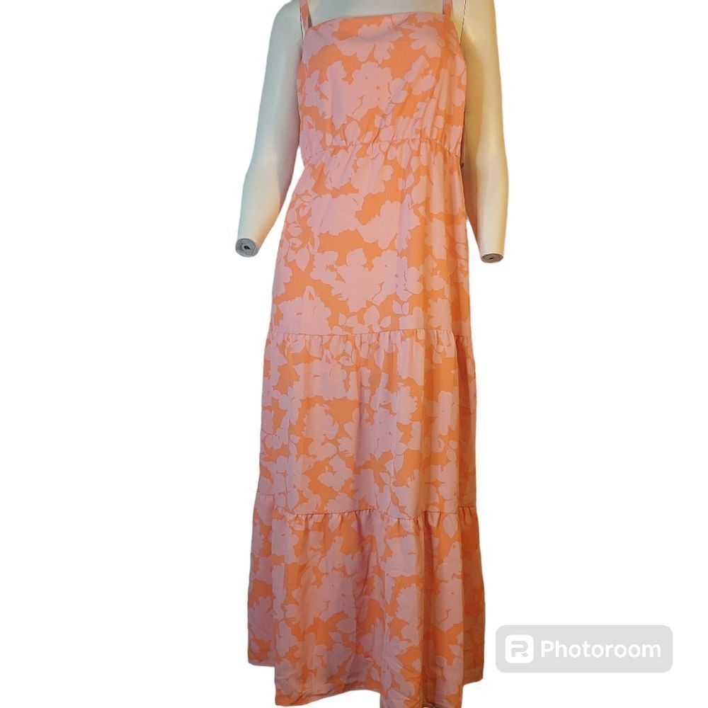 Ladies Floral Smocked Back Dress Social Standard by Sanctuary Size XXL
